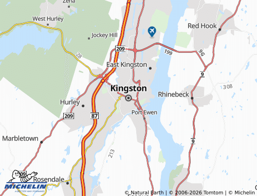 Mappa MICHELIN Kingston - ViaMichelin