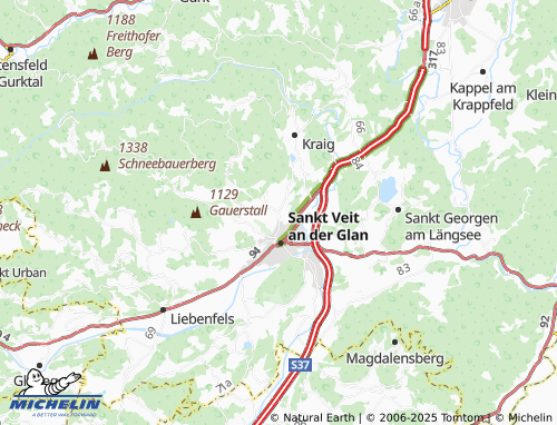 MICHELIN Zensweg map - ViaMichelin