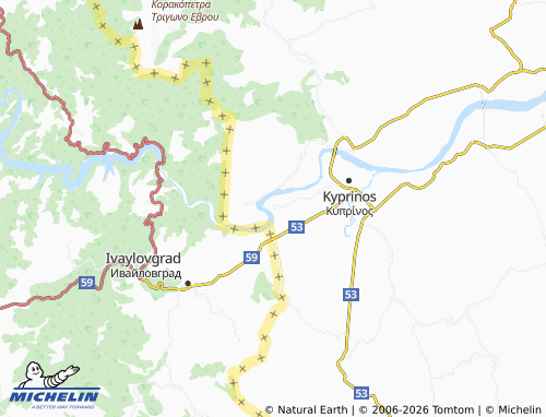 Carte MICHELIN Galini - ViaMichelin