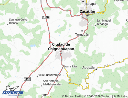 Carte MICHELIN Teoconchila - ViaMichelin