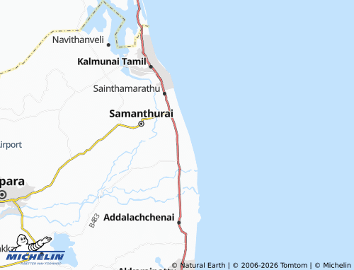 MICHELIN-Landkarte Ninthavur - ViaMichelin