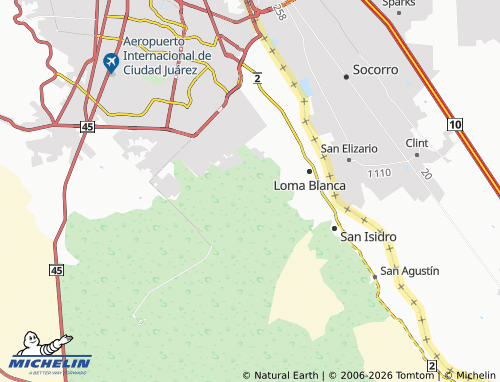 Mappa MICHELIN Valle de Oriente - ViaMichelin