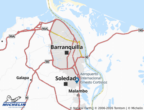 Carte MICHELIN Boyacá - ViaMichelin