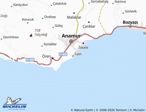 MICHELIN Fatih map - ViaMichelin