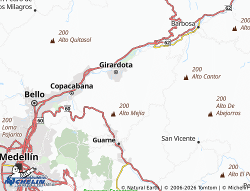 Carte MICHELIN La Calera - ViaMichelin