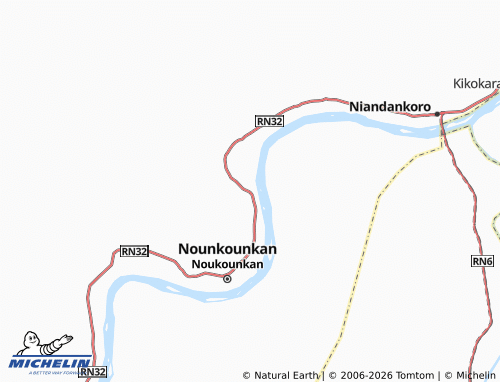 Mappa MICHELIN Bafele Koro - ViaMichelin