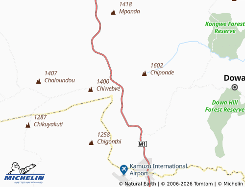 Mappa MICHELIN Mtengowanthenga - ViaMichelin