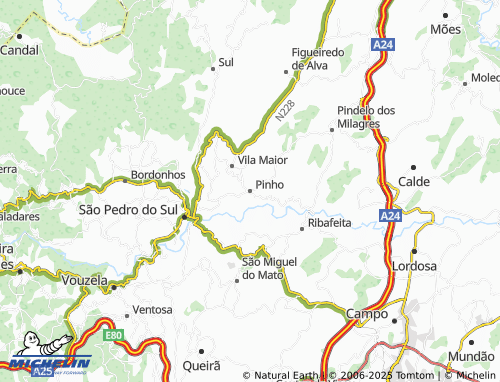 MICHELIN Pinho map - ViaMichelin