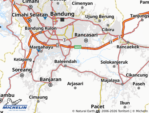MICHELIN-Landkarte Bojongsoang - ViaMichelin