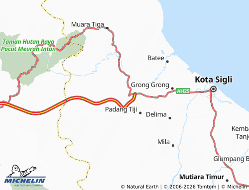 Mapa MICHELIN Trieng Paloh - ViaMichelin