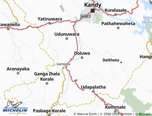 Mappa MICHELIN Udovita - ViaMichelin
