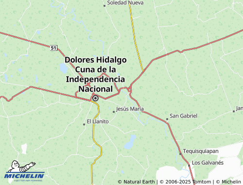 MICHELIN Estación de Dolores map - ViaMichelin