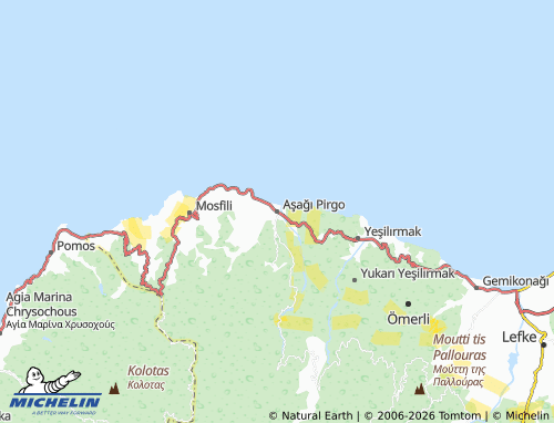 Mapa MICHELIN Aşağı Pirgo - ViaMichelin