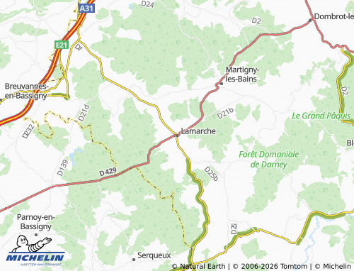 Mapa MICHELIN Lamarche - ViaMichelin