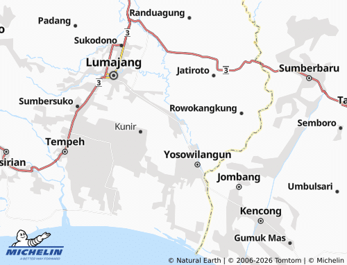 MICHELIN Mangunsari map - ViaMichelin