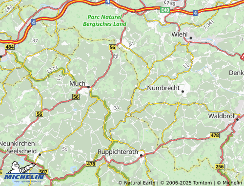 Carte MICHELIN Oberdreisbach - ViaMichelin
