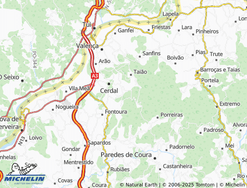 MICHELIN Bade map - ViaMichelin