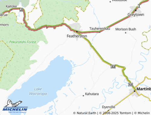 MICHELIN Lake Reserve map - ViaMichelin