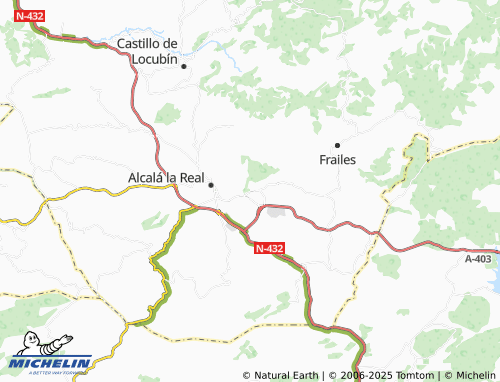 MICHELIN Fuente del Rey map - ViaMichelin