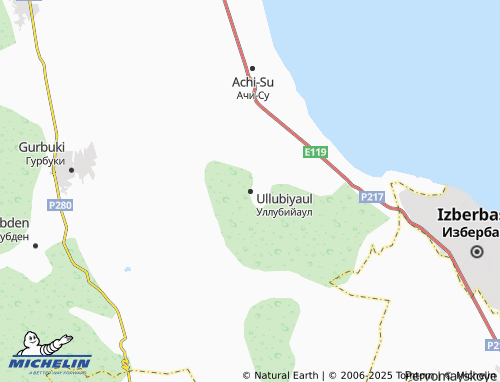 MICHELIN-Landkarte Ullubiyaul - ViaMichelin