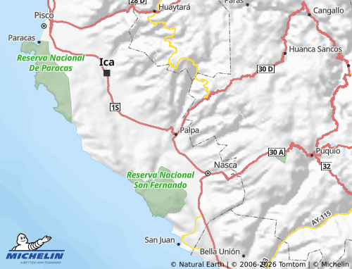 MICHELIN Palpa map - ViaMichelin