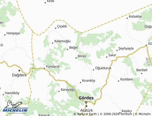 Mapa MICHELIN Börez - ViaMichelin