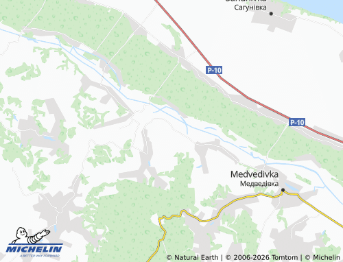 MICHELIN Dementsi map - ViaMichelin