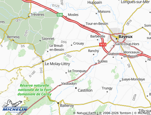 MICHELIN Campigny map - ViaMichelin