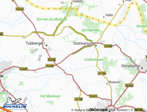 MICHELIN Reutum map - ViaMichelin