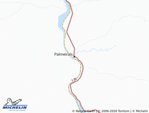 Mapa MICHELIN Palmeirais - ViaMichelin