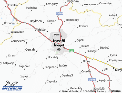 Mappa MICHELIN Orhaniye - ViaMichelin
