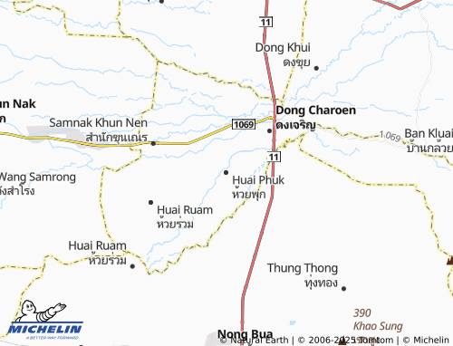 MICHELIN Huai Phuk map - ViaMichelin