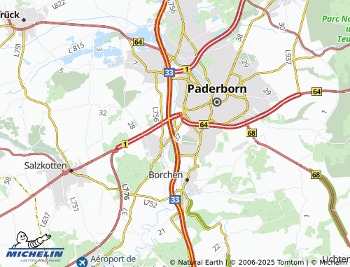 MICHELIN Barkhausen map - ViaMichelin