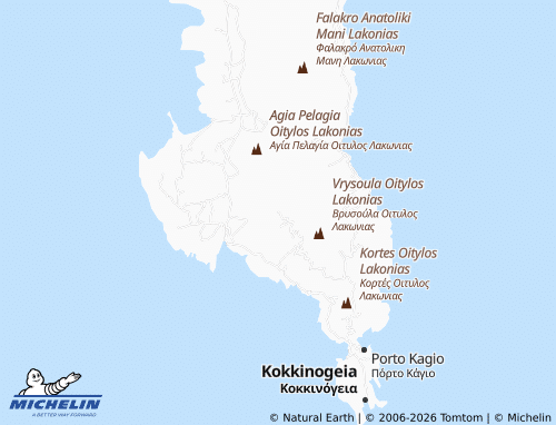 MICHELIN Leontakis map - ViaMichelin