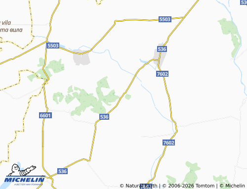 MICHELIN-Landkarte Botevo - ViaMichelin