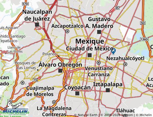 Mappa MICHELIN Juárez - ViaMichelin