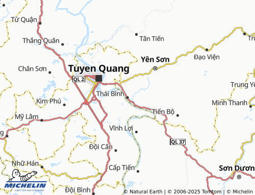 Carte MICHELIN Thái Bình - ViaMichelin