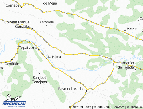 MICHELIN La Represa map - ViaMichelin