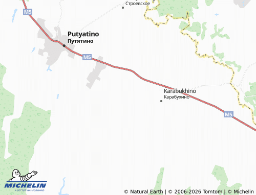 Carte MICHELIN Makeyevo - ViaMichelin
