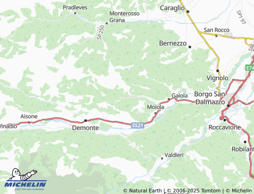 Mappa MICHELIN Chiapue Sottano - ViaMichelin