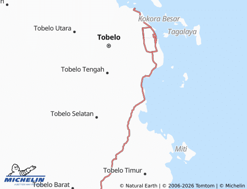 MICHELIN Efi Efi map - ViaMichelin