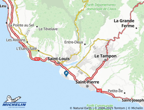 Mapa MICHELIN La Rivière - ViaMichelin