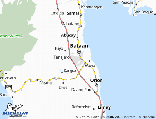 MICHELIN Cataning map - ViaMichelin