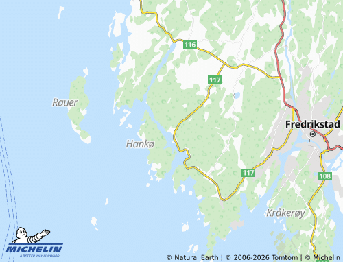 MICHELIN-Landkarte Vikene - ViaMichelin