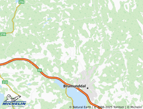 MICHELIN Byflaten map - ViaMichelin