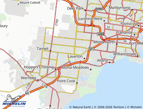 Mappa MICHELIN Williams Landing - ViaMichelin
