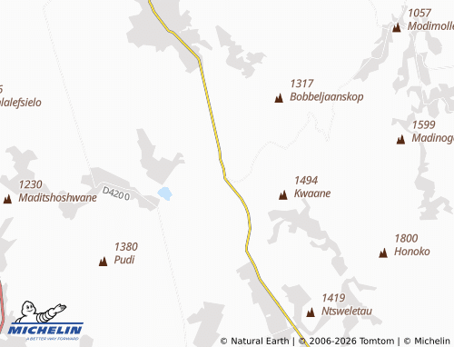 MICHELIN-Landkarte Petseng - ViaMichelin