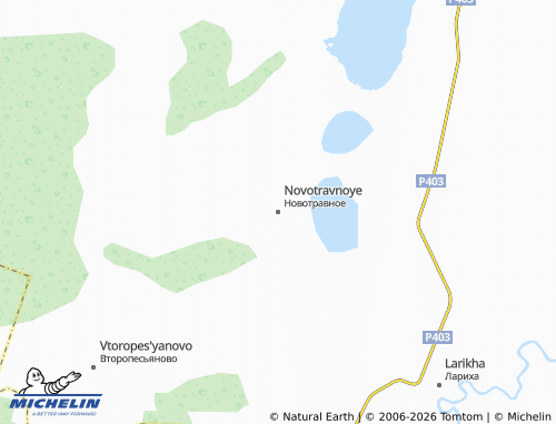 MICHELIN-Landkarte Novotravnoye - ViaMichelin