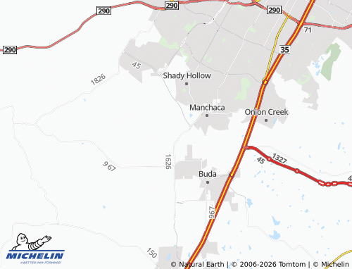 Mapa MICHELIN Hays - ViaMichelin