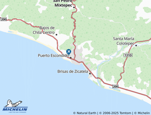 MICHELIN Playas map - ViaMichelin